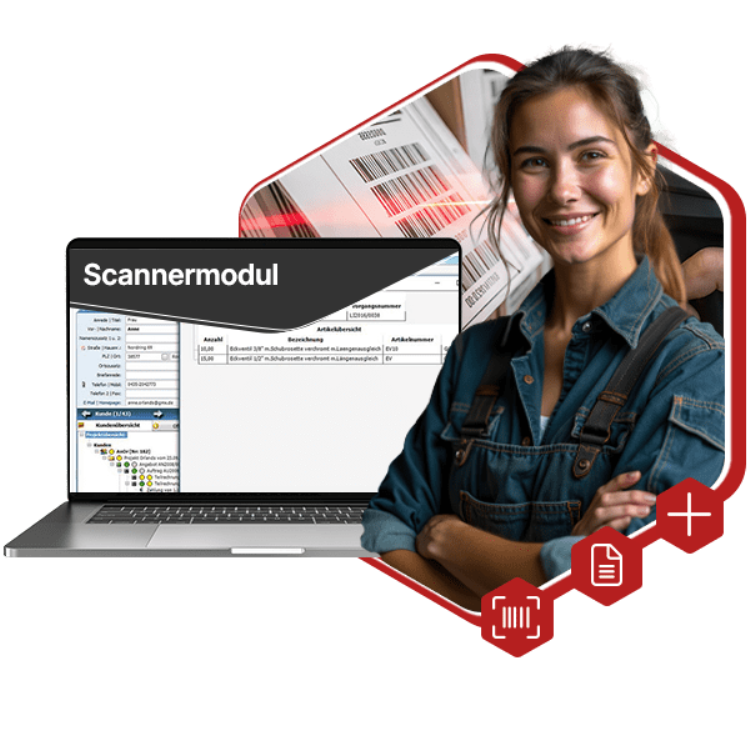 Kaufmann Scanner-Modul
